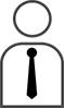 Person with tie