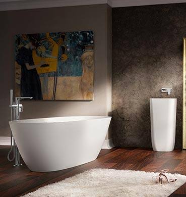 Bathtub and sink