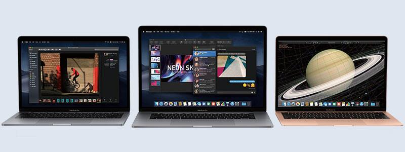iPad models, MacBook models