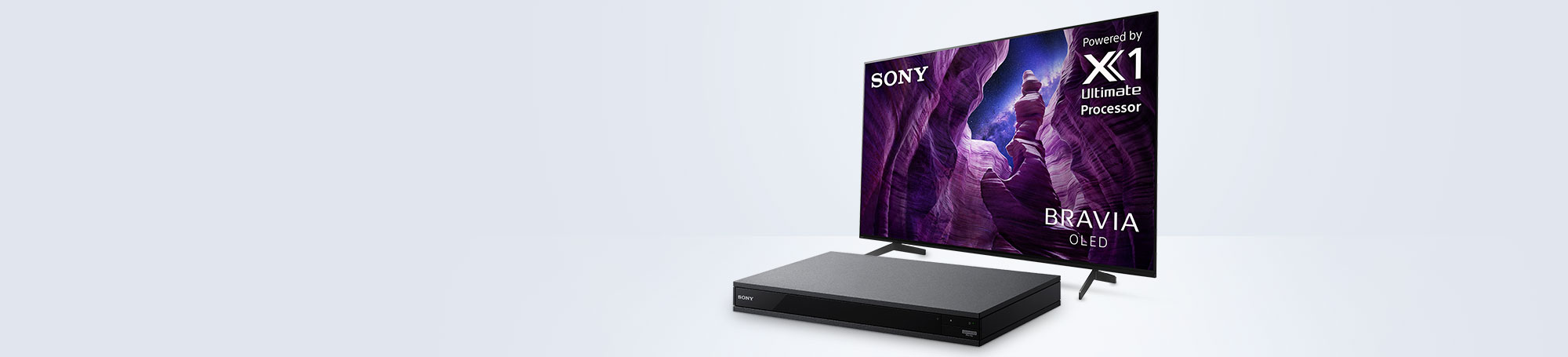 4K Ultra HD Blu-ray player and TV