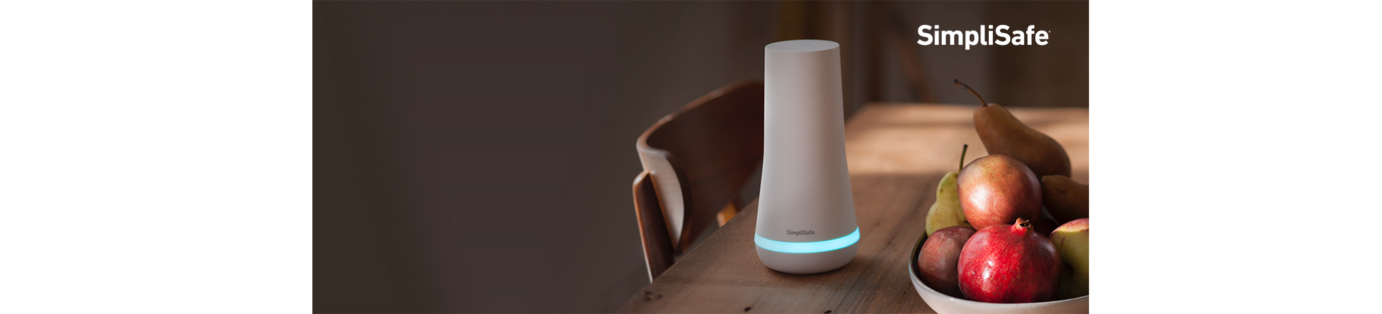 SimpliSafe security system on table
