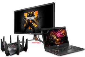 Gaming monitor, gaming router, gaming laptop
