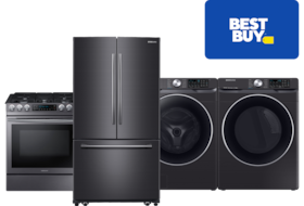 Refrigerator, range, washer, dryer, gift card