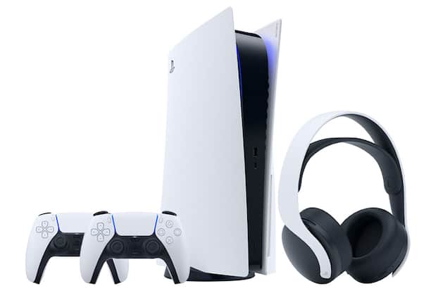 Video game console, controller and headset