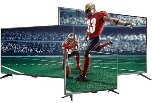 TVs with football players