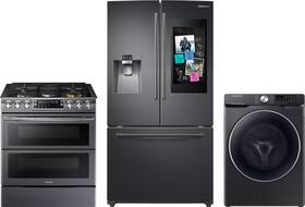 Refrigerator, washer and range