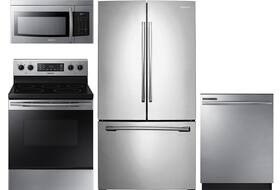 Microwave, range, dishwasher and refrigerator