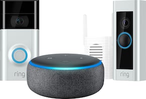 Video doorbells and smart speaker