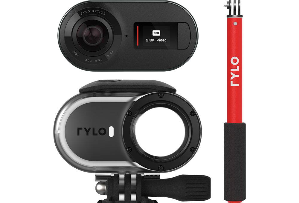 Action camera, case, grip