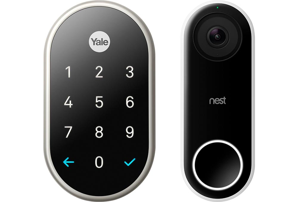 Smart doorbell and smart lock