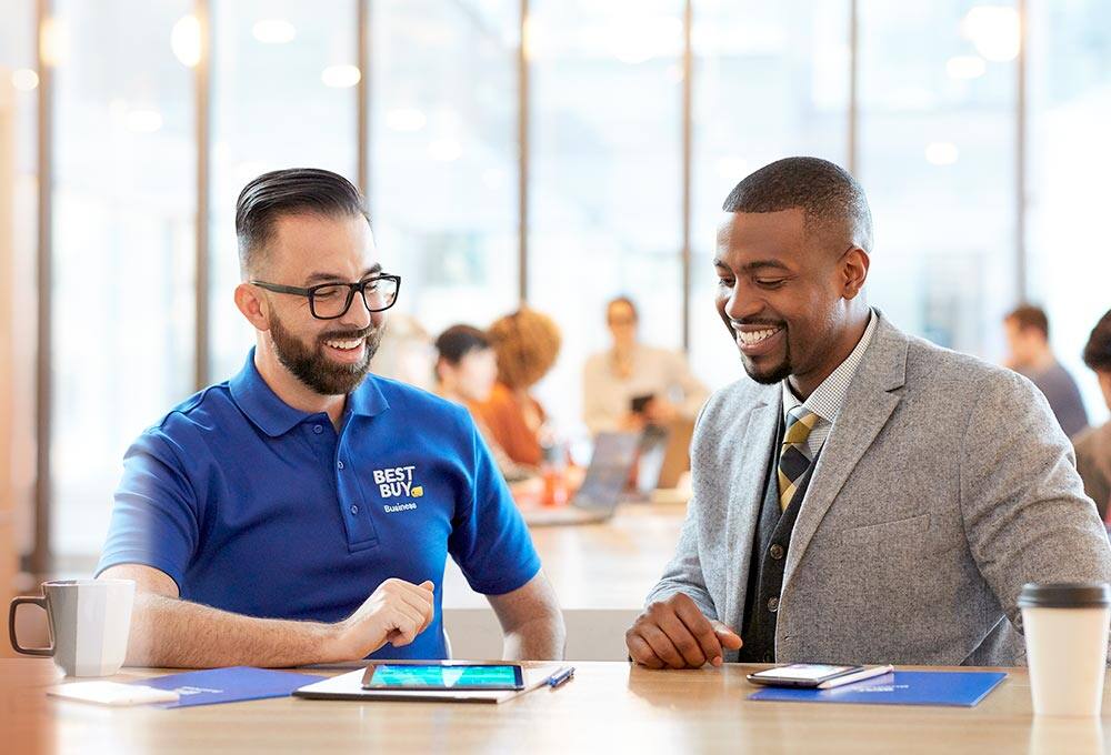 People meeting for business