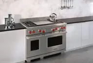 Range in kitchen