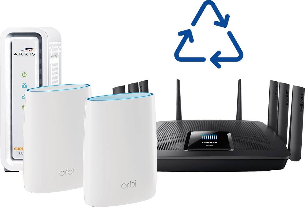 Networking devices, recycle