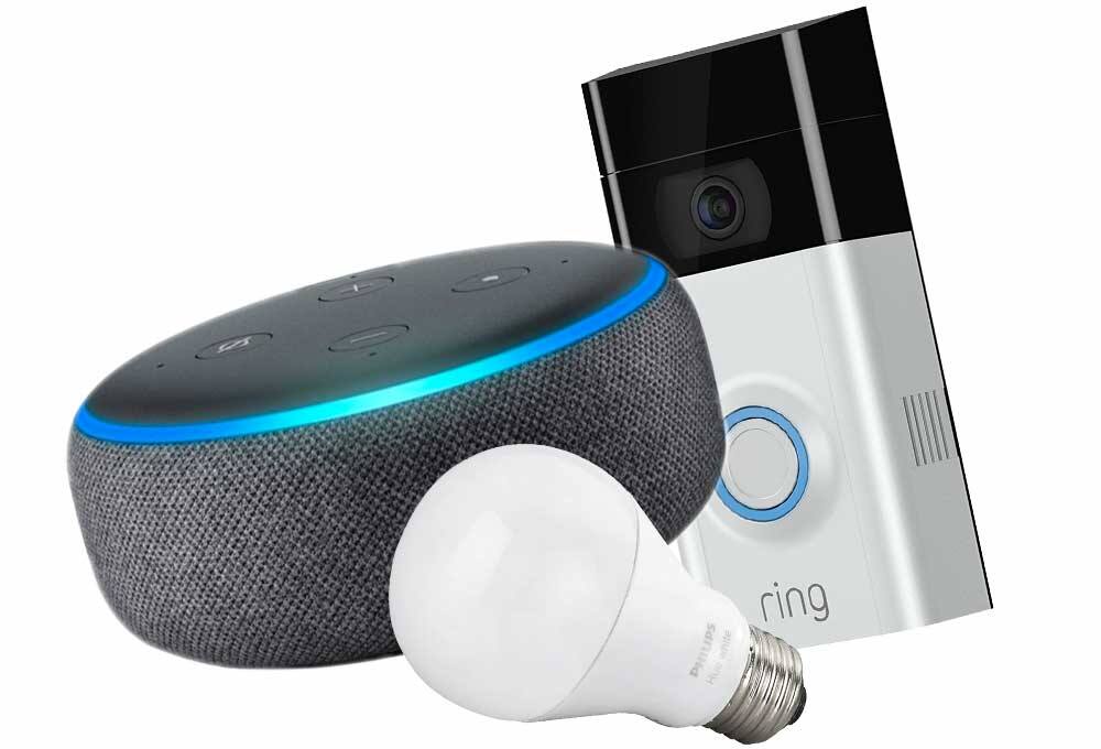 Smart displays, Wi-Fi system, video doorbell and security camera system