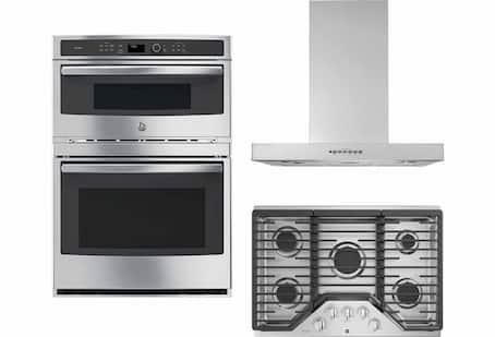 Wall oven, cooktop, range hood