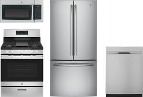 Refrigerator, dishwasher, microwave, range