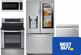 Refrigerator, dishwasher, microwave, range, gift card