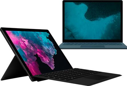 Tablet, laptop