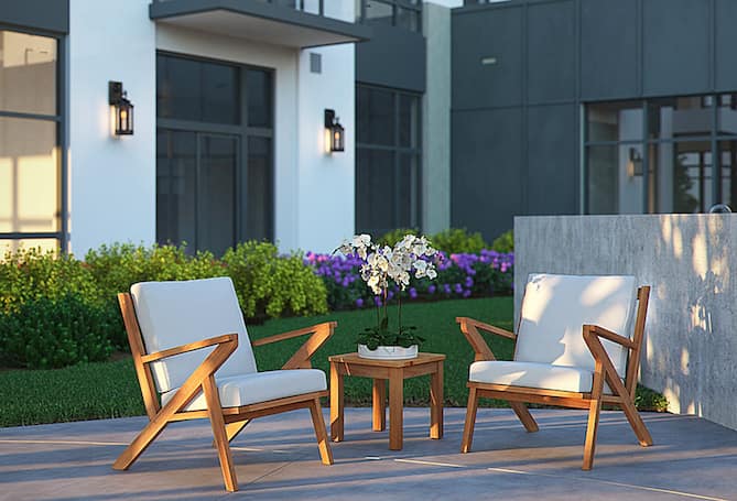 Patio lounge chairs