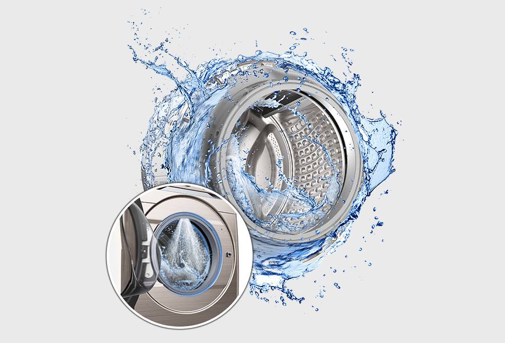Washer and dryer