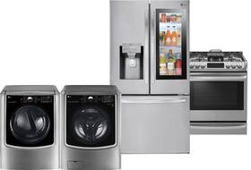 Washer, dryer, refrigerator, range