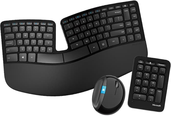 What is top an ergonomic keyboard