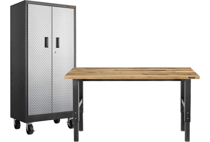 Workbench, gear locker