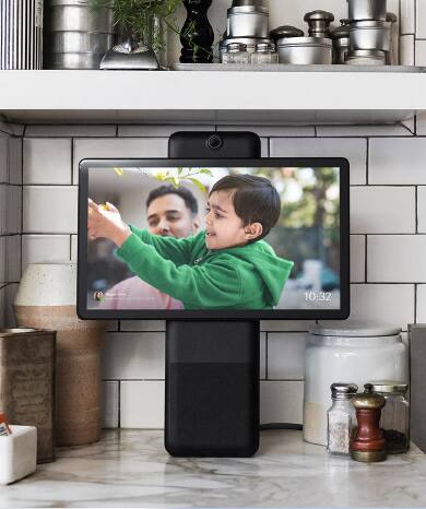 People on screen