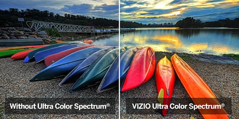 Without ultra color spectrum, VIZIO ultra color spectrum