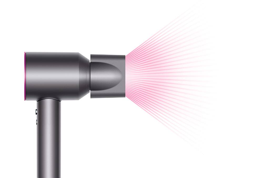 Hair dryer and nozzle