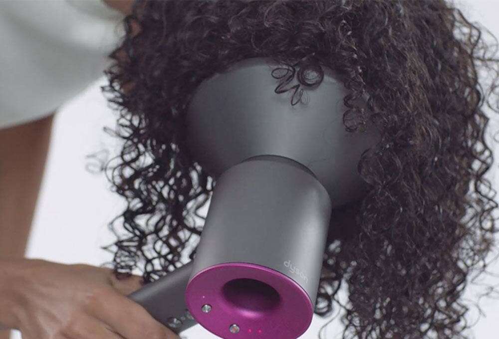 Person using diffuser