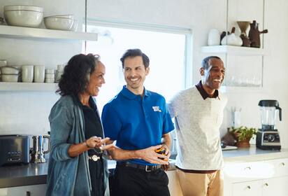 In-home advisor with couple