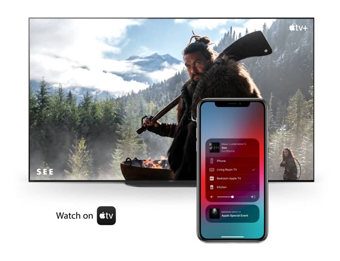 TV, smart device, Works with Apple AirPlay, Works with Apple HomeKit, Watch on Apple TV