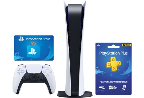 Video game console and controller, game subscription, gift card