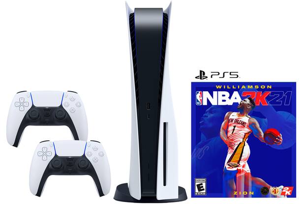 Video game console, video game, controllers