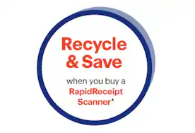 Recycle and save when you buy a RapidReceipt scanner.