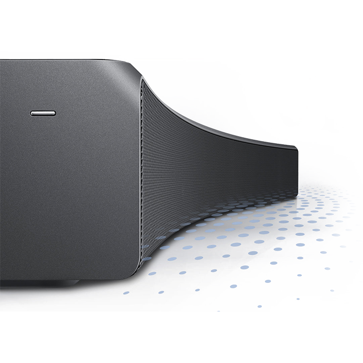 Curved sound bar