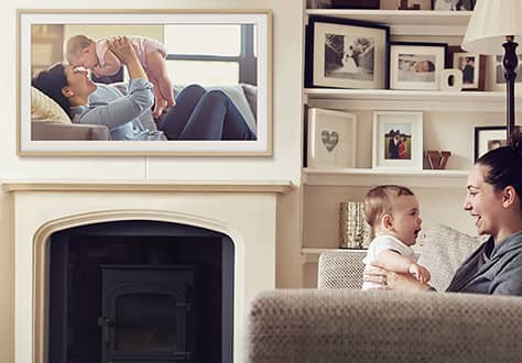 Frame TV, home theater