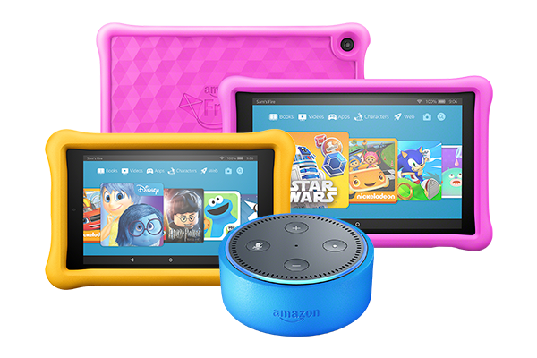 Kids tablets and voice assistant