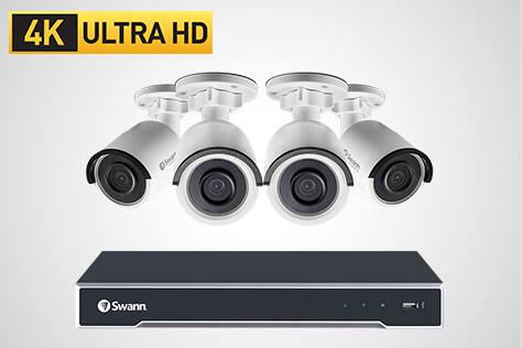 Security system, 4K Ultra HD