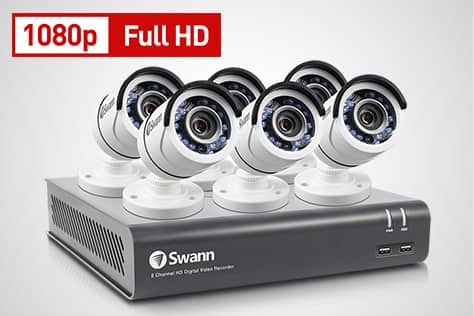 Security system, 1080p full HD