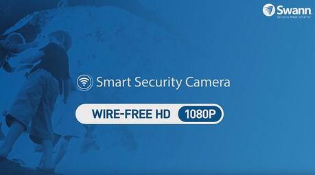 Children playing, smart security camera, wire-free HD 1080p