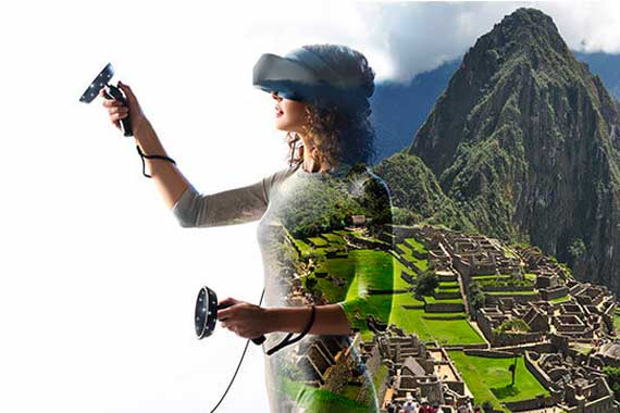 Mixed reality headset and controllers