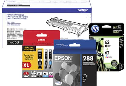Brother toner, HP ink, Epson ink, Canon ink