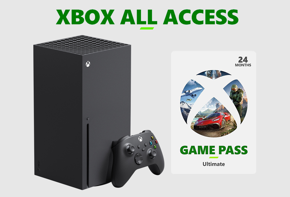 Xbox All Access, video game console and controller