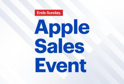 Apple Sales Event. Ends Sunday.