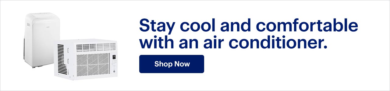 Stay cool and comfortable with an air conditioner. Shop now.