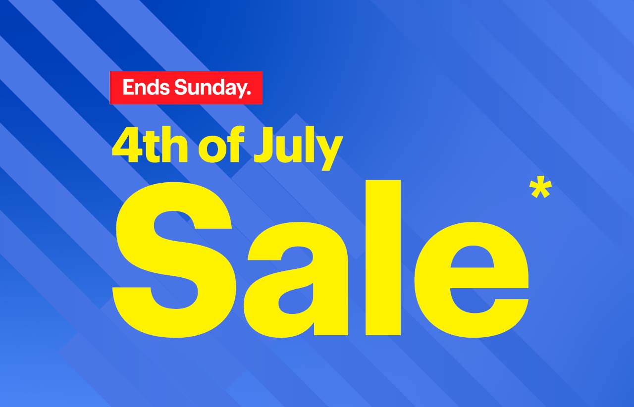 4th of July Sale. Save on major appliances and more. Ends Sunday. Shop now. Reference disclaimer.