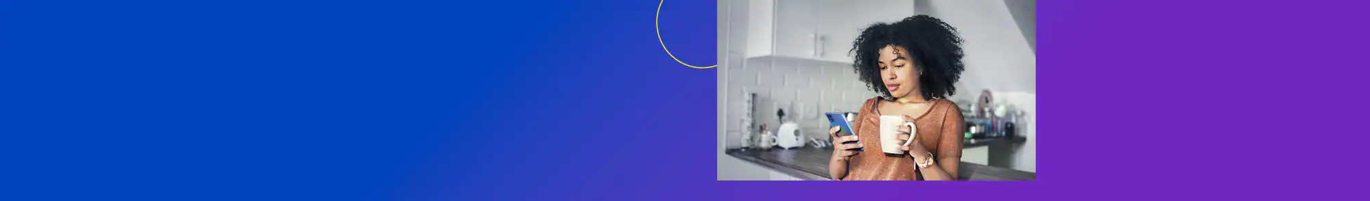 Woman looking at phone