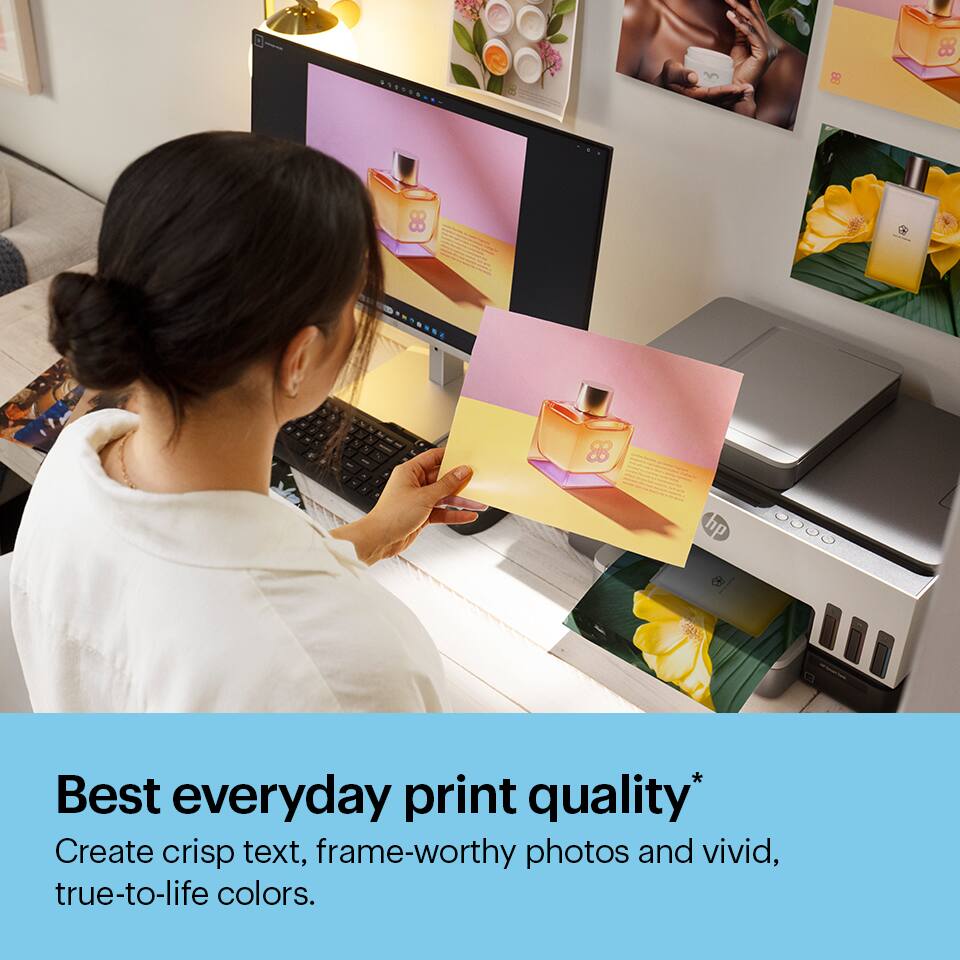 Best everyday print quality. Create crisp text, frame-worthy photos and vivid, true-to-life colors.